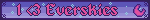 An animated blinkie that says I love Everskies.