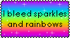 An animated stamp showing a swarm of beautiful jellyfish!